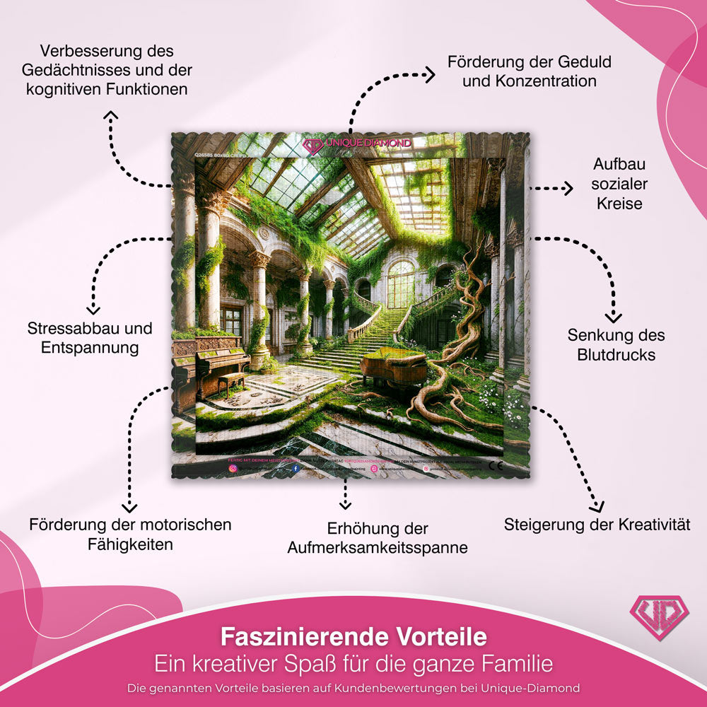 5D Diamond Painting – Seraphinas Vergessenes Refugium Unique-Diamond