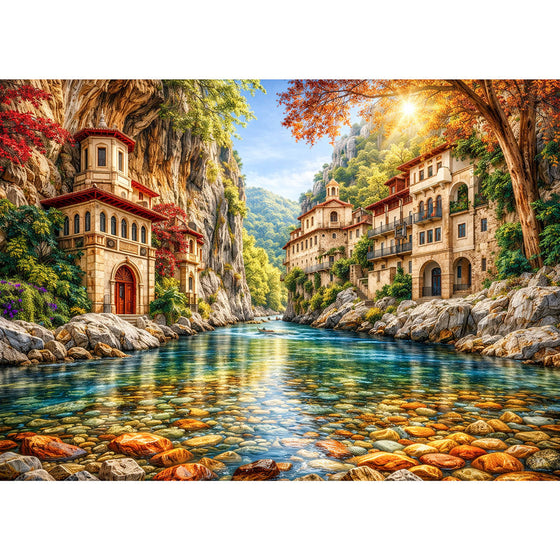 5D Diamond Painting – Serenity Cove Unique-Diamond