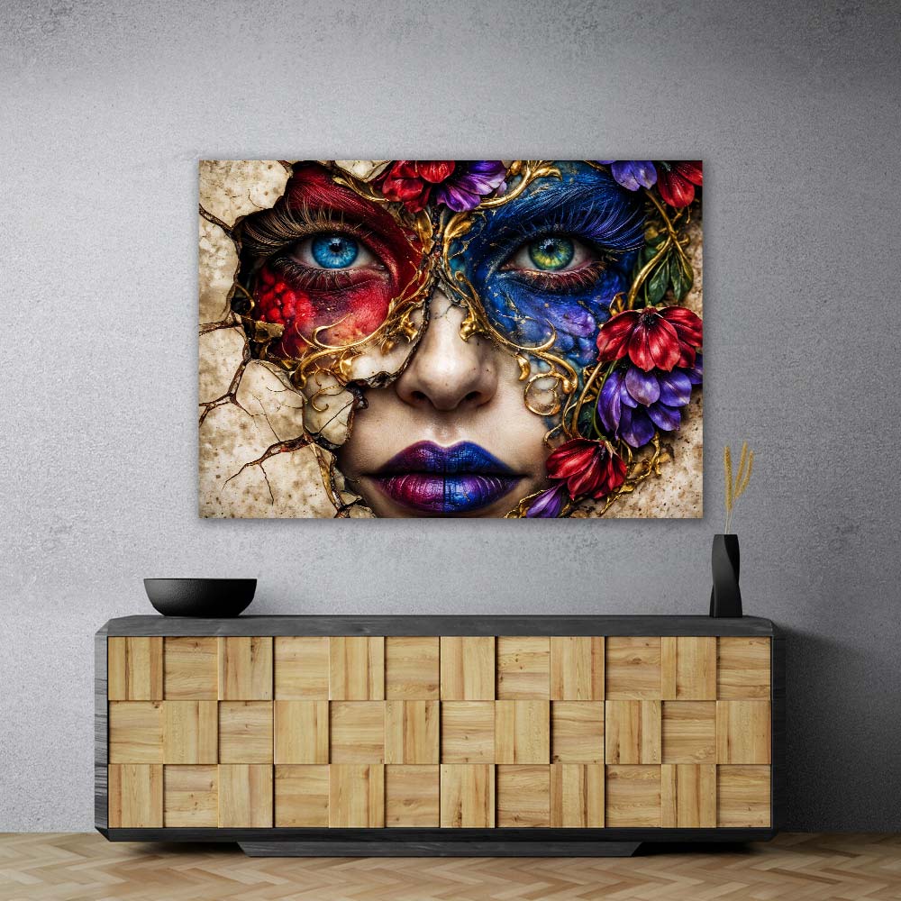 5D Diamond Painting – Shattered Bloom