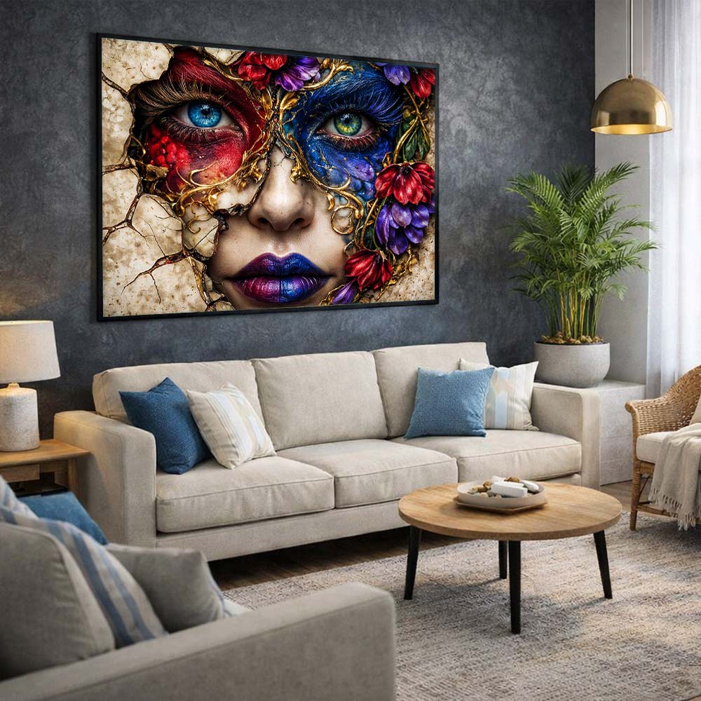 5D Diamond Painting – Shattered Bloom