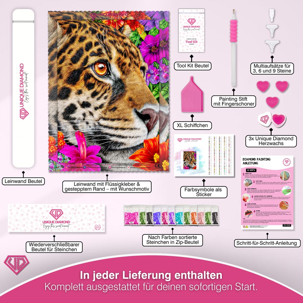 5D Diamond Painting – Solana - Wächterin des Dschungels Unique-Diamond