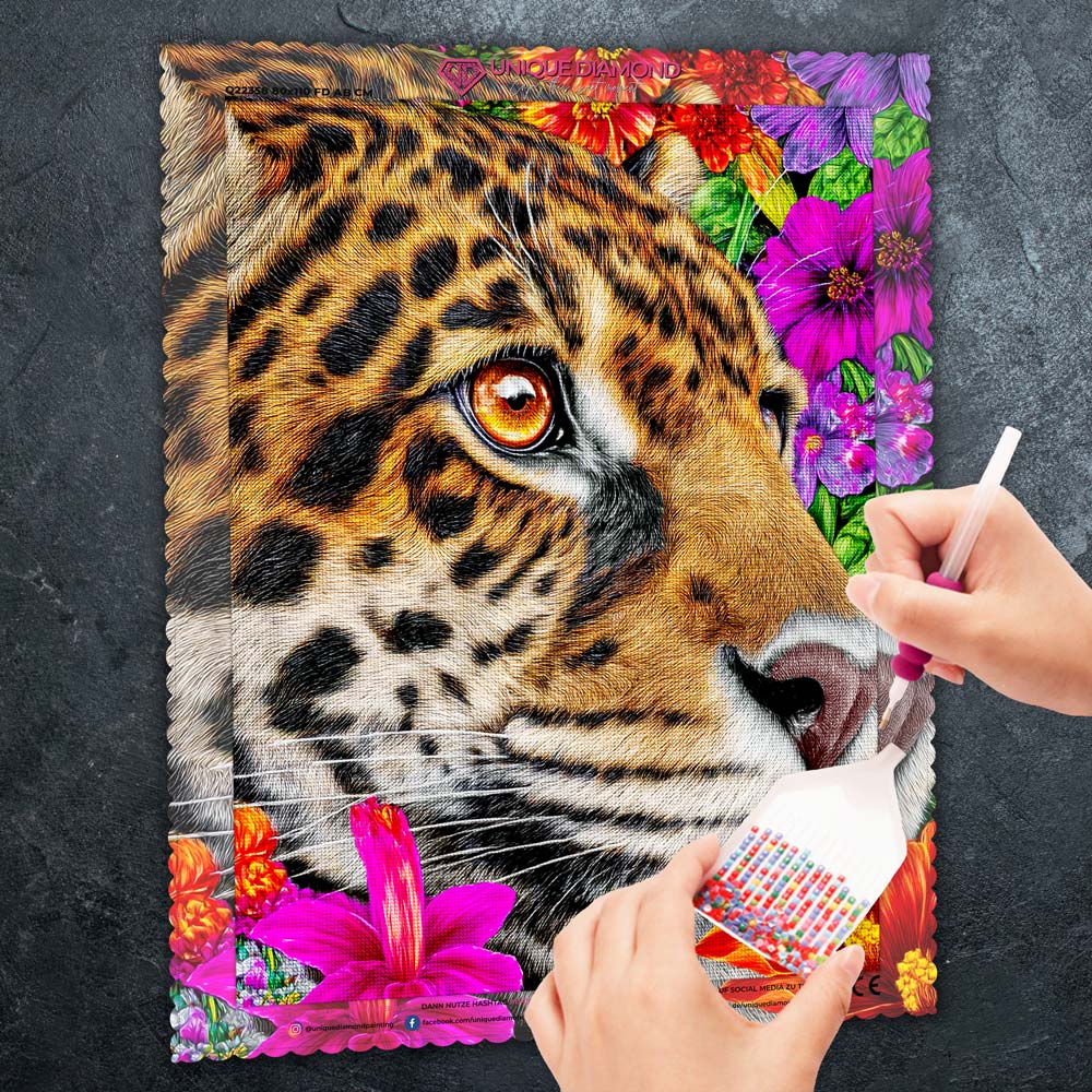 5D Diamond Painting – Solana - Wächterin des Dschungels Unique-Diamond