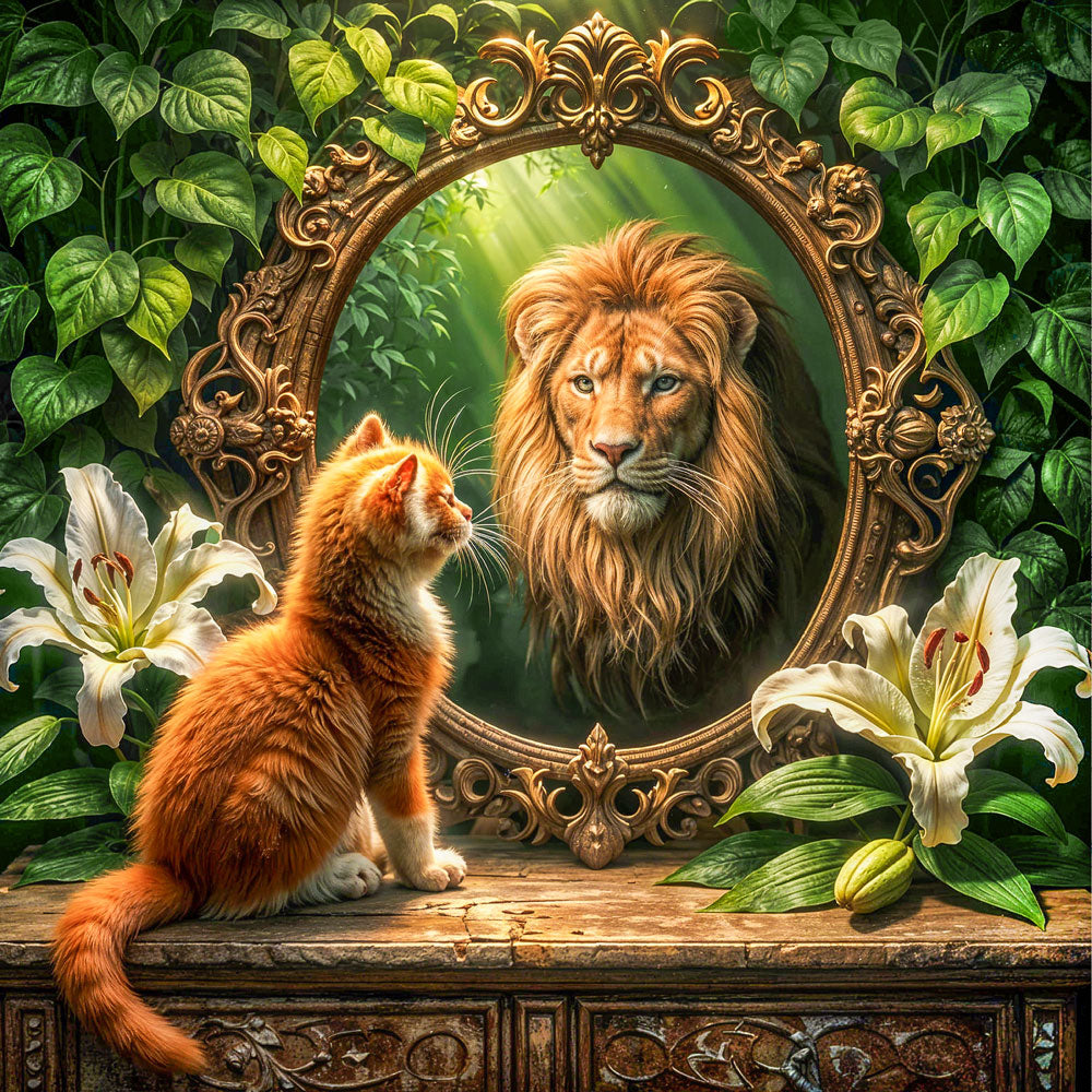 5D Diamond Painting – Spiegelmut Unique-Diamond