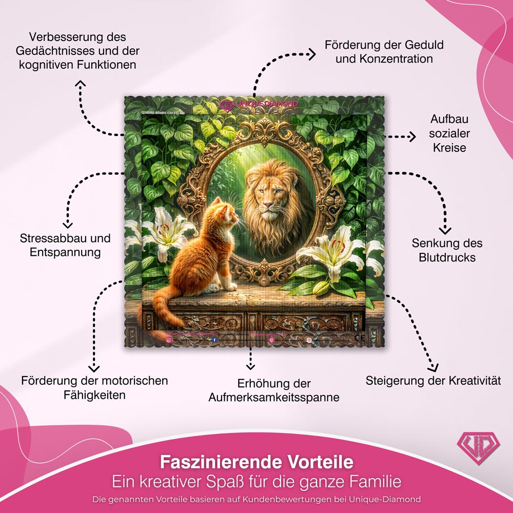 5D Diamond Painting – Spiegelmut Unique-Diamond