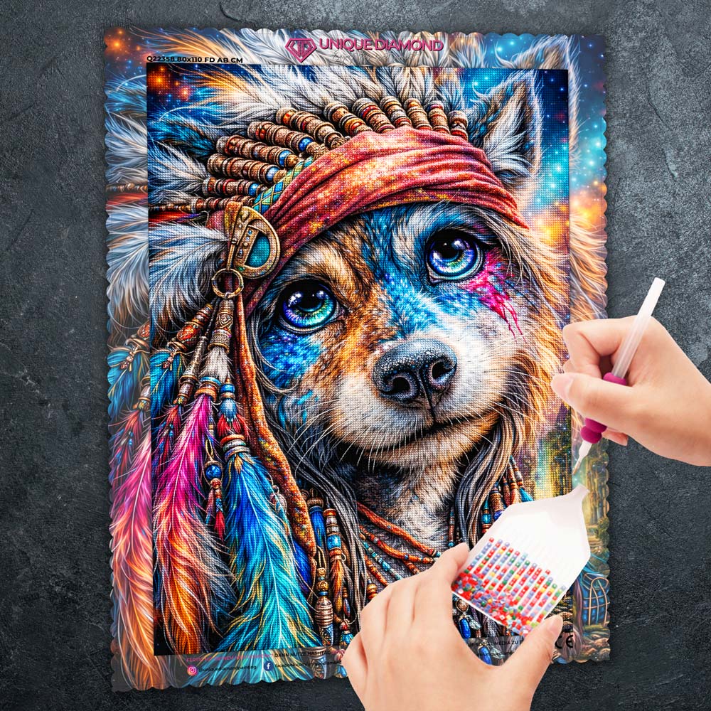 5D Diamond Painting – Spirit Wolf