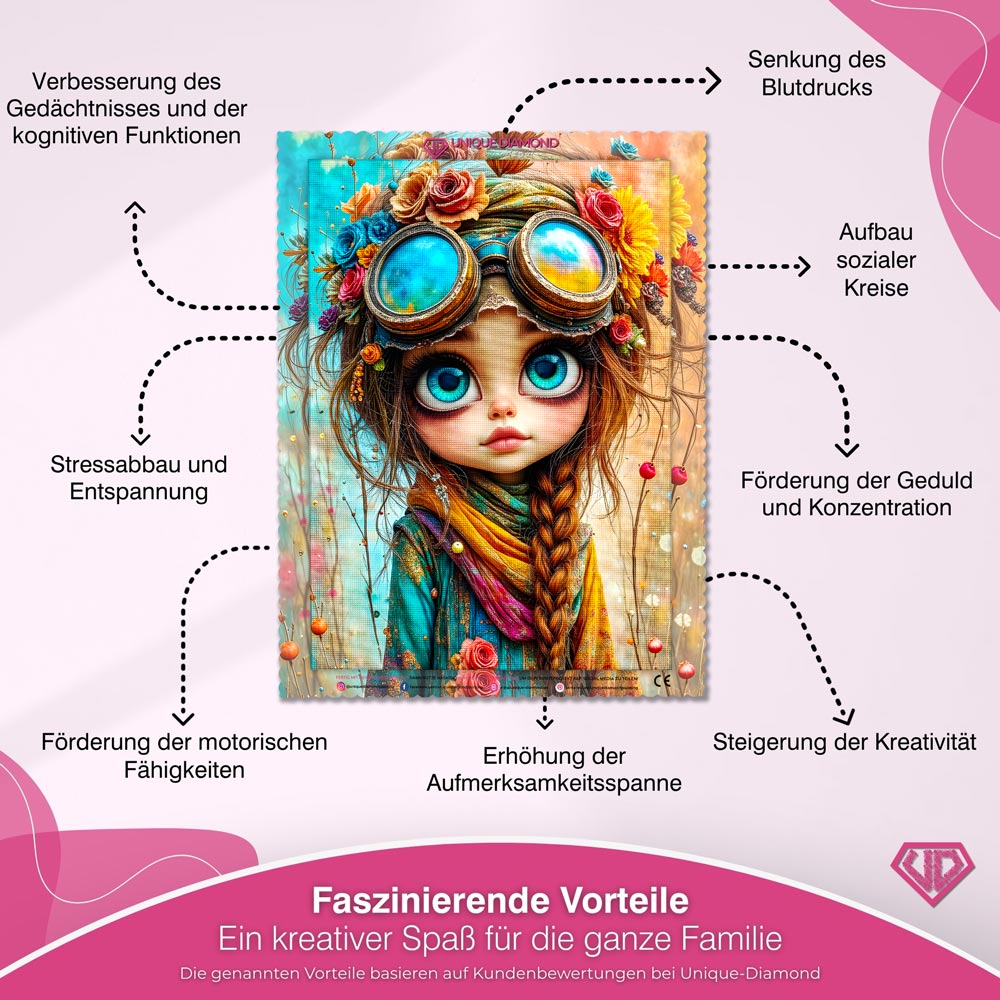 5D Diamond Painting – Starlens Dreamer Unique-Diamond