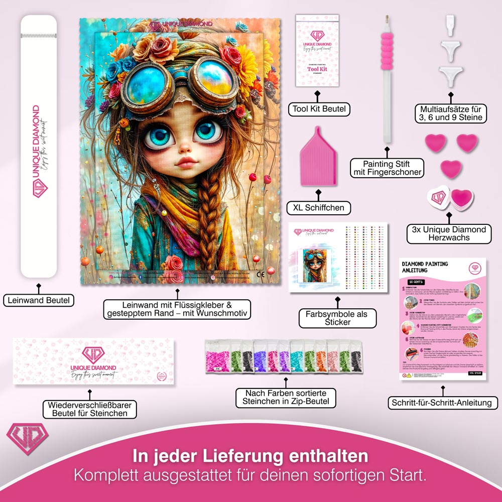 5D Diamond Painting – Starlens Dreamer Unique-Diamond