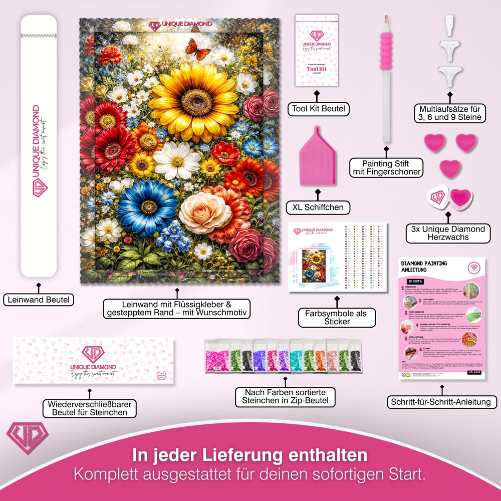 5D Diamond Painting – Summer Symphony Unique-Diamond