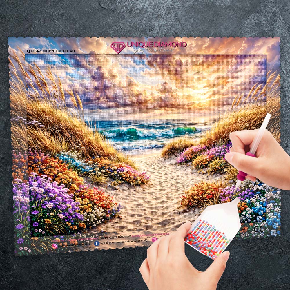 5D Diamond Painting – Sunset Shores Unique-Diamond