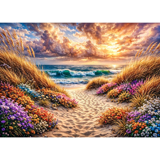 5D Diamond Painting – Sunset Shores Unique-Diamond