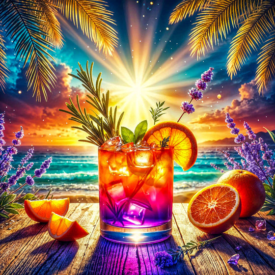 5D Diamond Painting – Sunset Spritz, Unique-Diamond