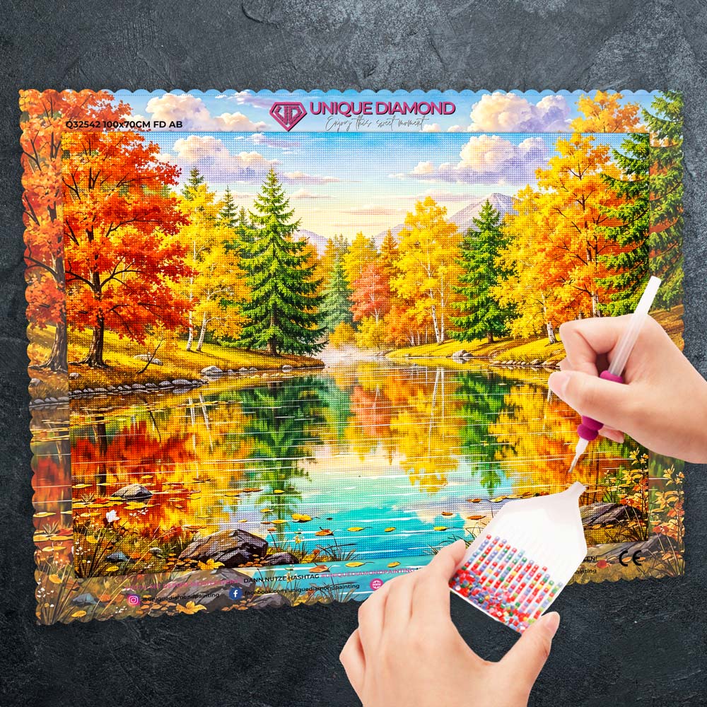 5D Diamond Painting – Symphony of Autumn