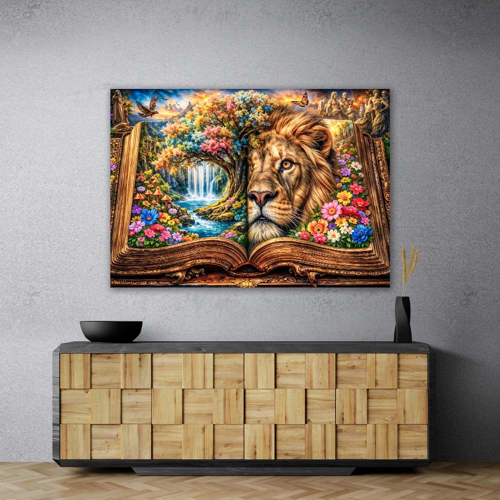 5D Diamond Painting – Tale of the Golden Heart Unique-Diamond