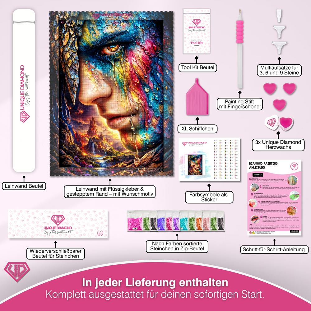 5D Diamond Painting – Tears of the Fire Realm