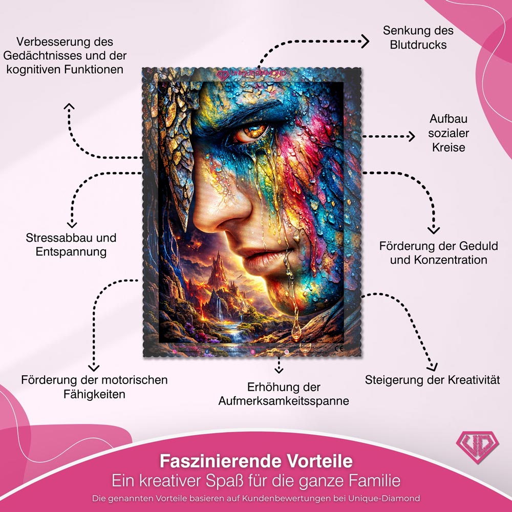 5D Diamond Painting – Tears of the Fire Realm