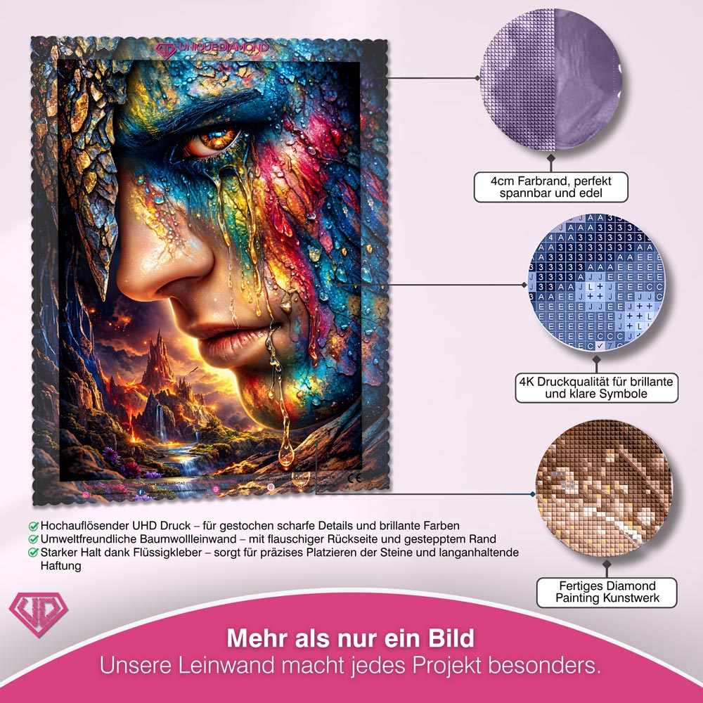 5D Diamond Painting – Tears of the Fire Realm