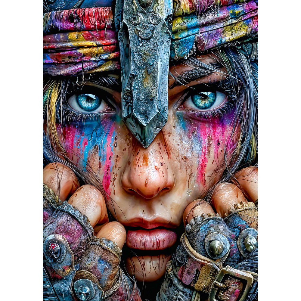 5D Diamond Painting – Tears of the Warrior Unique-Diamond