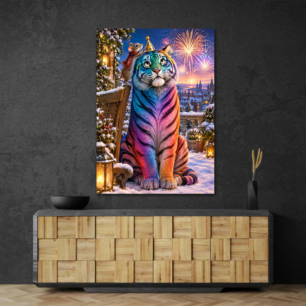 5D Diamond Painting – Tigerstark ins neue Jahr