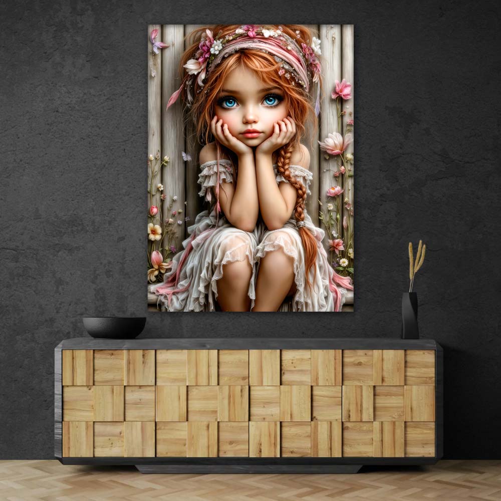 5D Diamond Painting – Träumerei im Blütenzauber