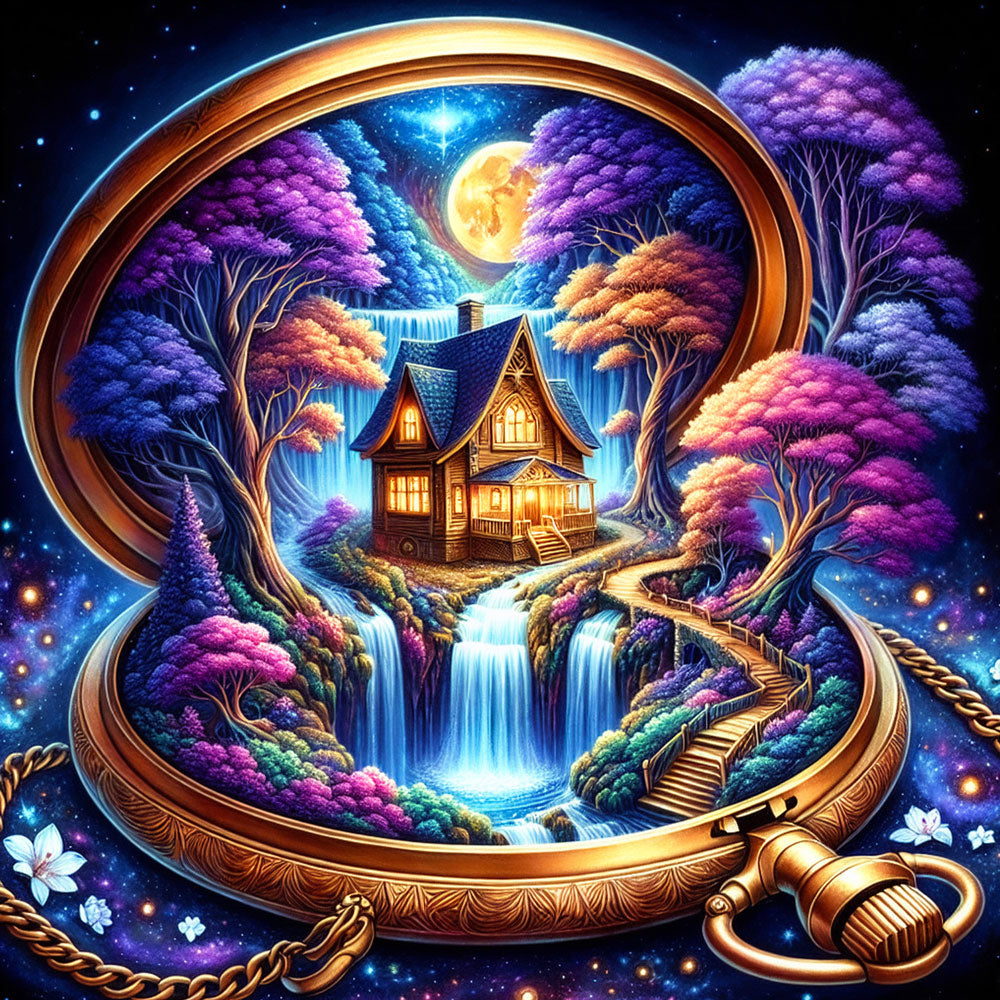 5D Diamond Painting – Traumzeit-Kabinett Unique-Diamond
