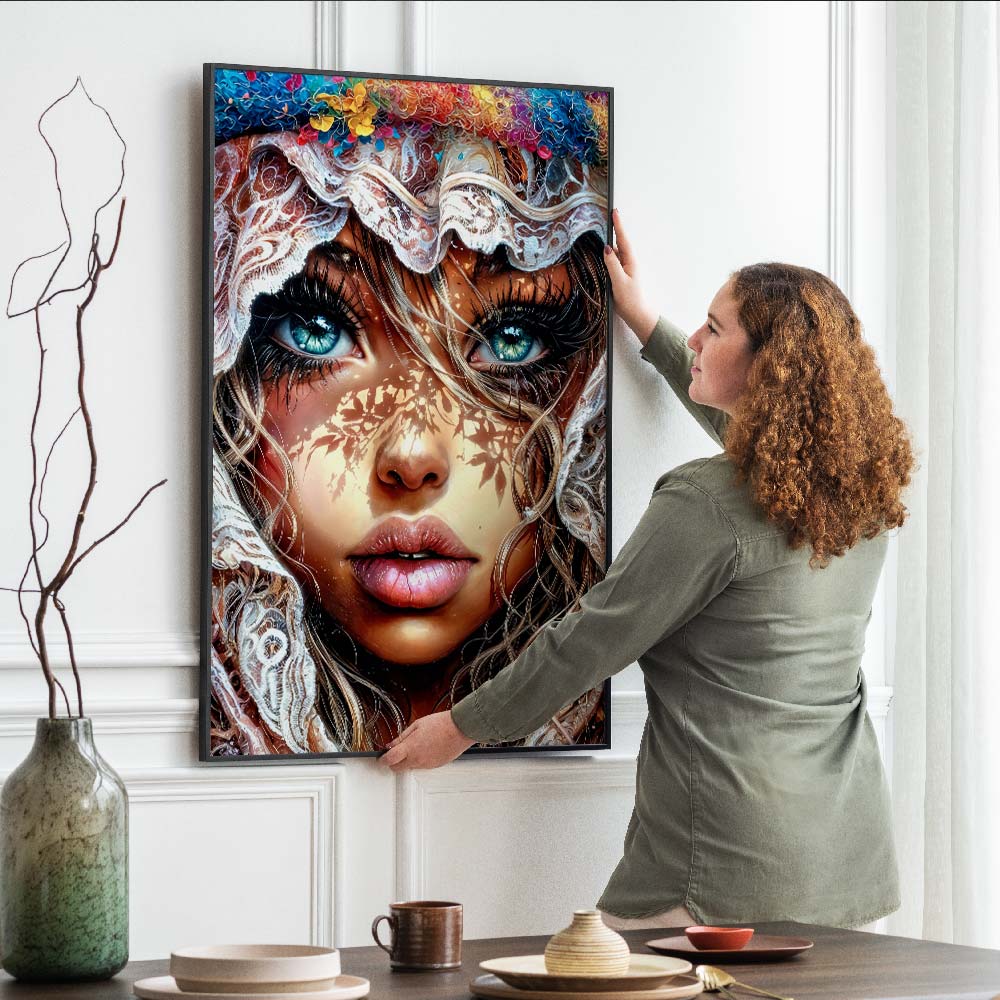 5D Diamond Painting – Veil of Bloom