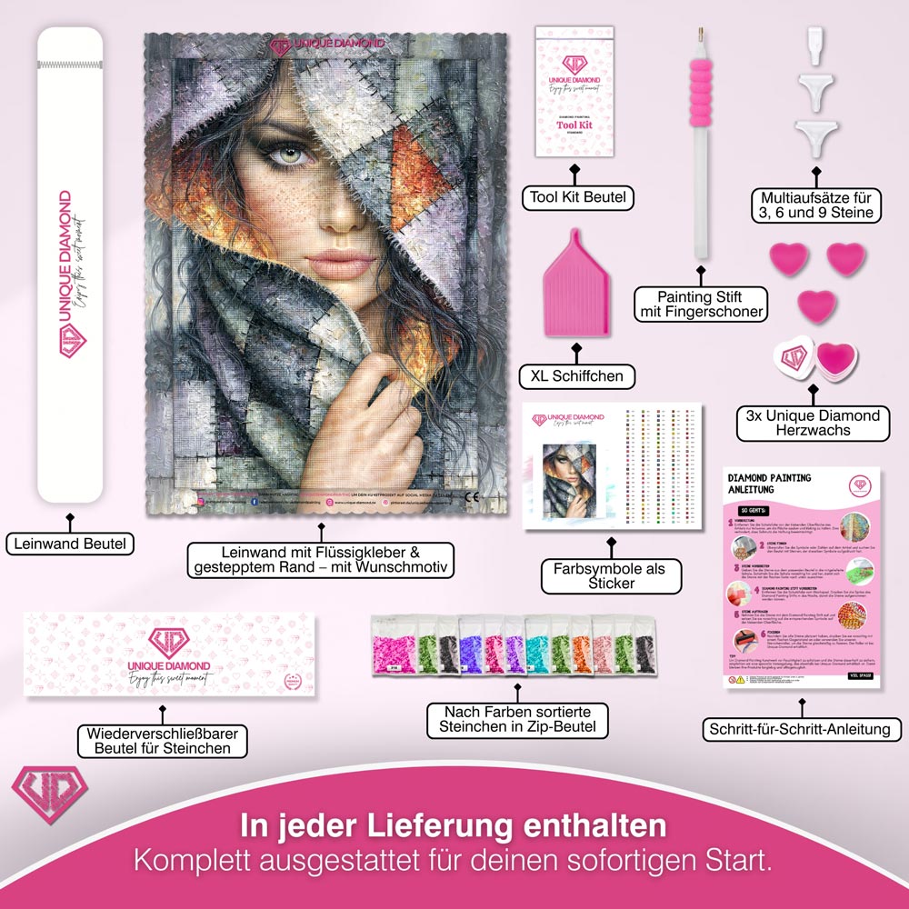5D Diamond Painting – Verborgene Seele