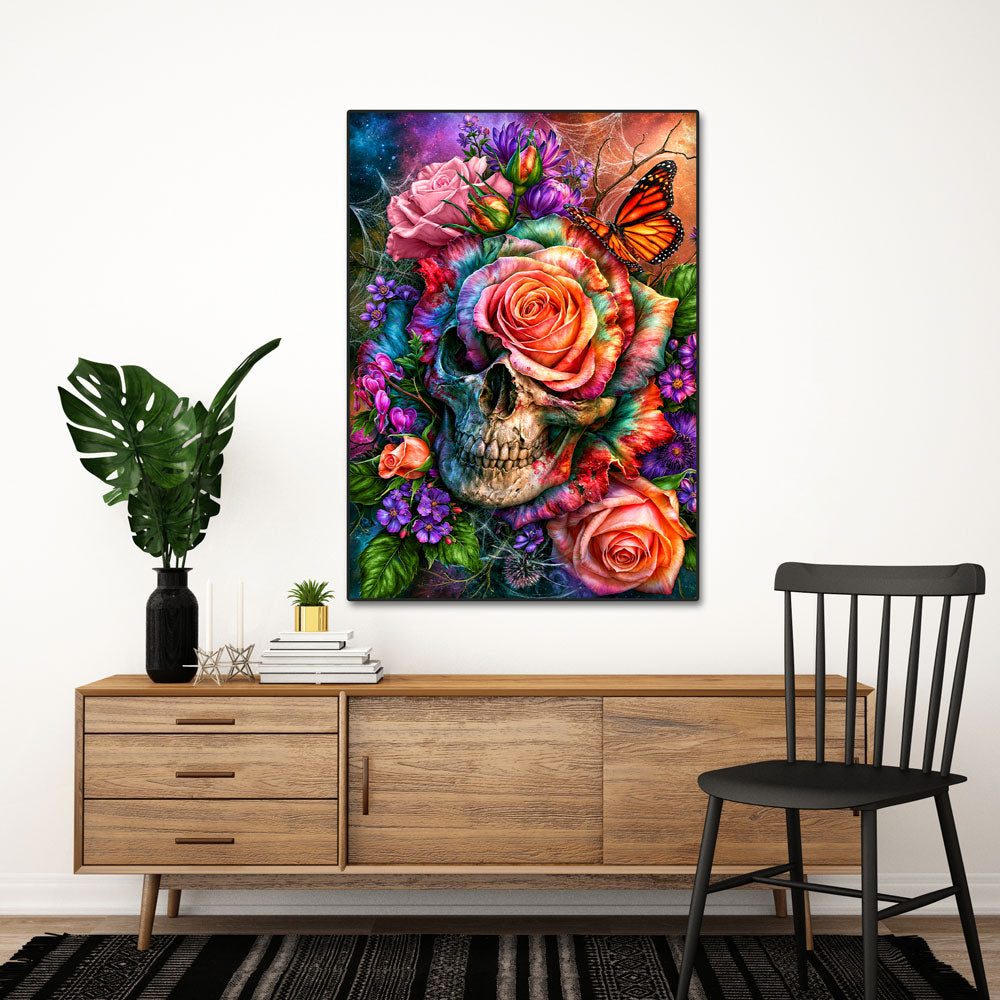 5D Diamond Painting – Vergängliche Blütenseele