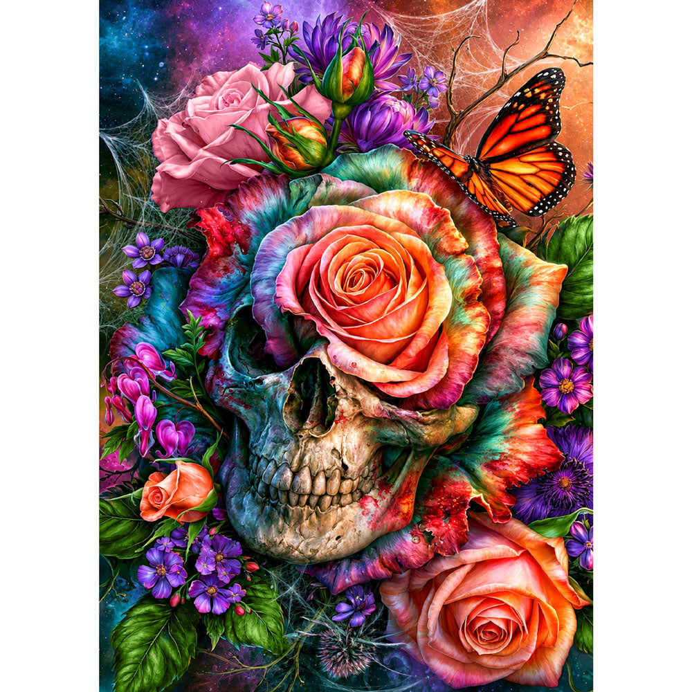 5D Diamond Painting – Vergängliche Blütenseele | Unique Diamond