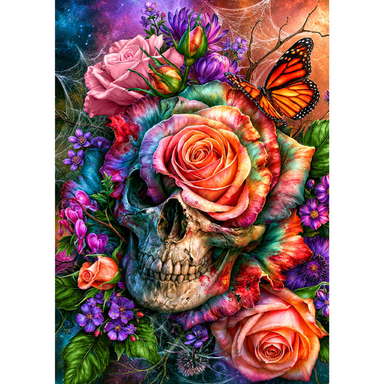 5D Diamond Painting – Vergängliche Blütenseele | Unique Diamond