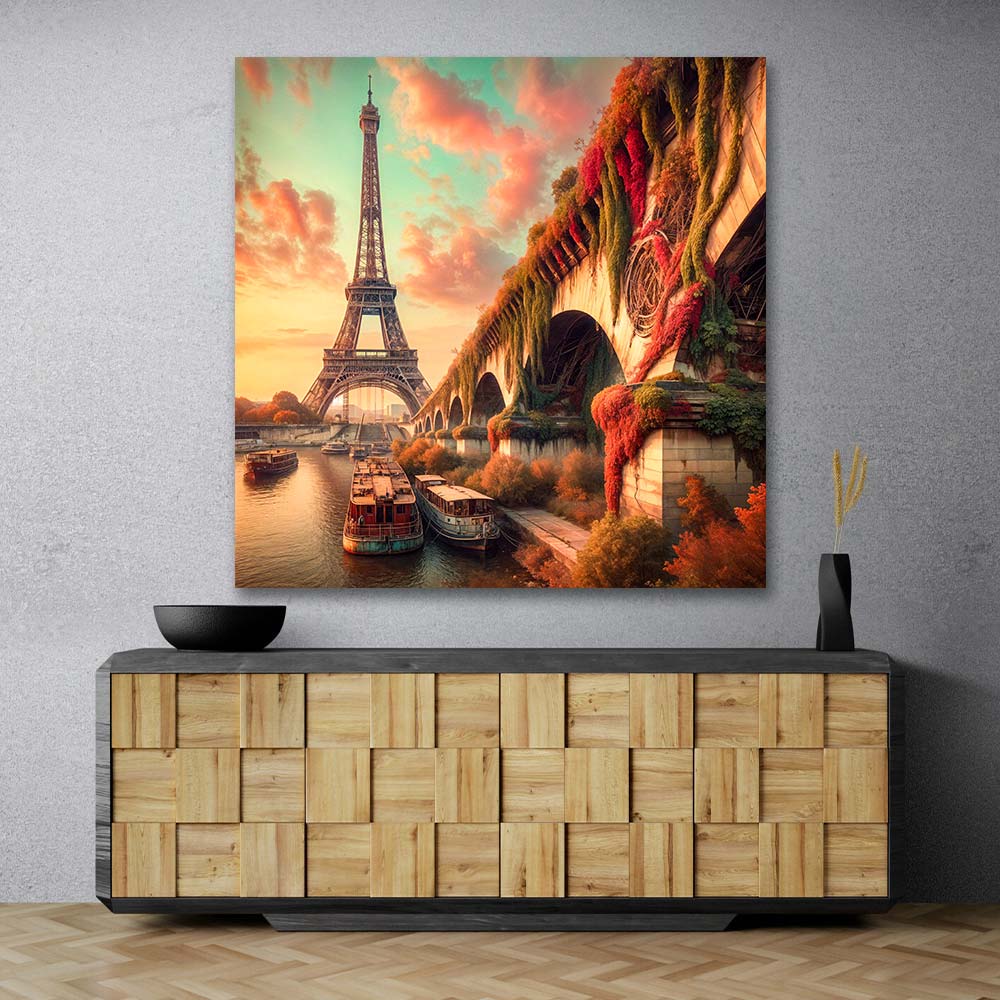 5D Diamond Painting – Verwunschenes Paris im Herbstzauber Unique-Diamond