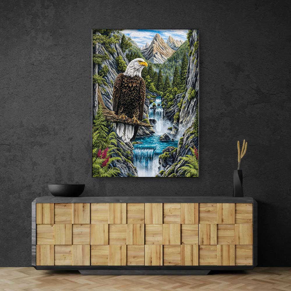 5D Diamond Painting – Wächter der Freiheit, Unique-Diamond