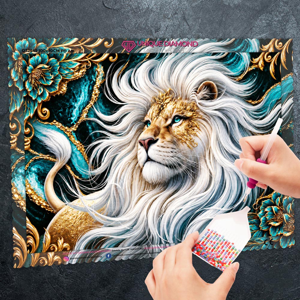 5D Diamond Painting – Wächter der Smaragdkrone