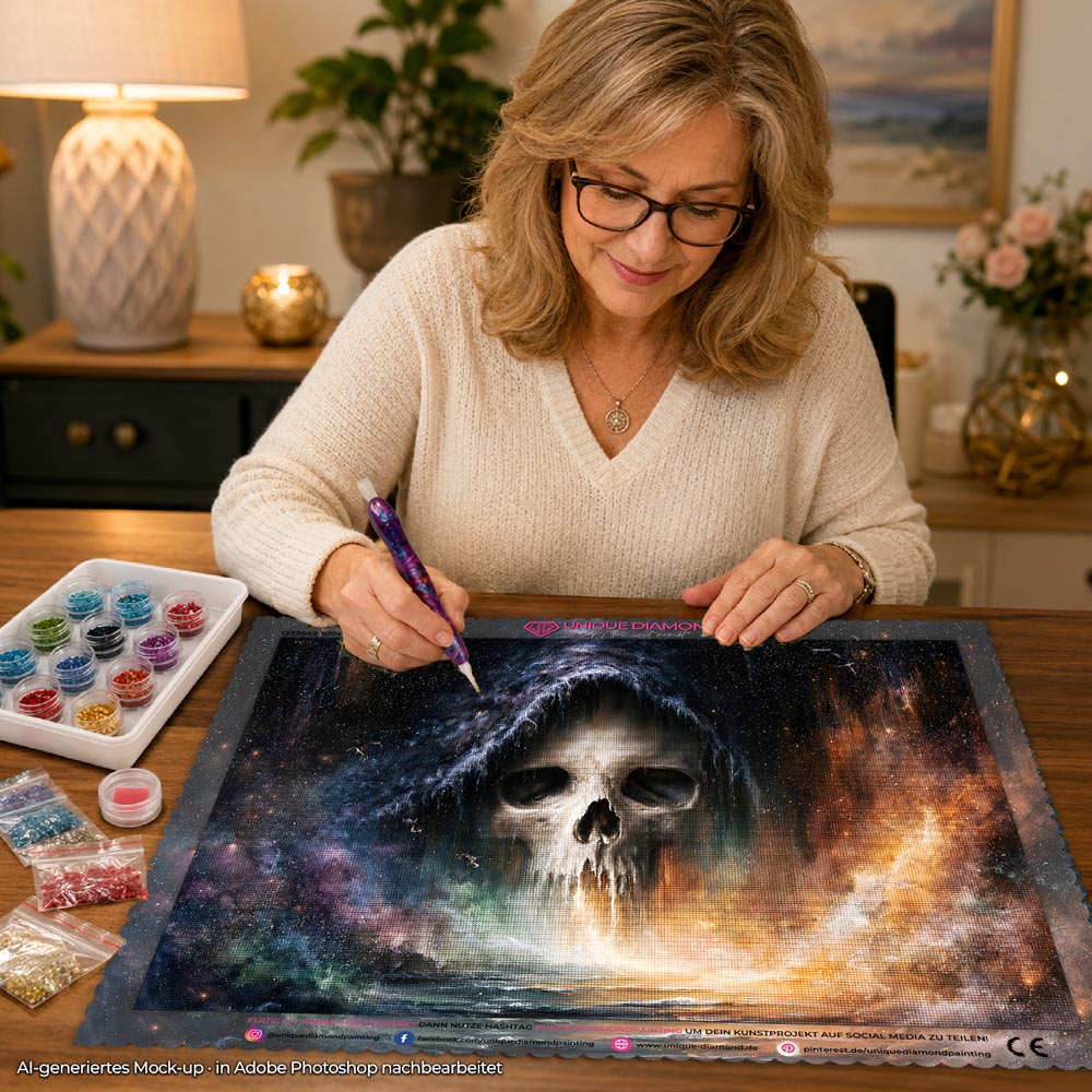 5D Diamond Painting – Wächter der kosmischen Tiefe