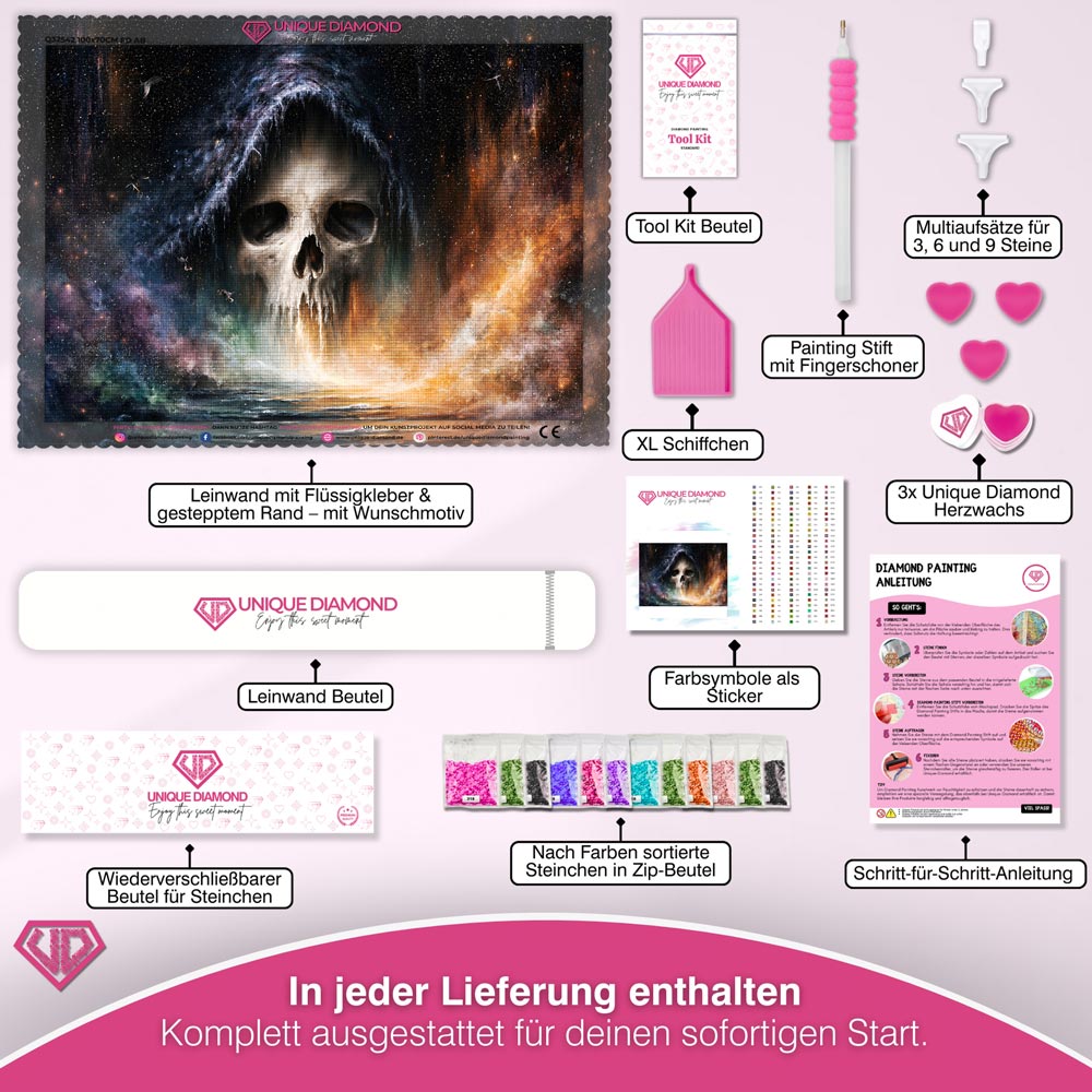 5D Diamond Painting – Wächter der kosmischen Tiefe