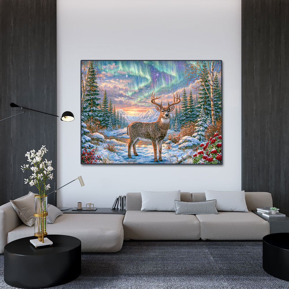 5D Diamond Painting – Wächter des Nordlichts