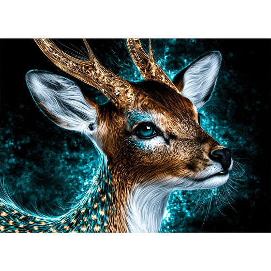 5D Diamond Painting – Wächter des Türkislichts | Unique Diamond