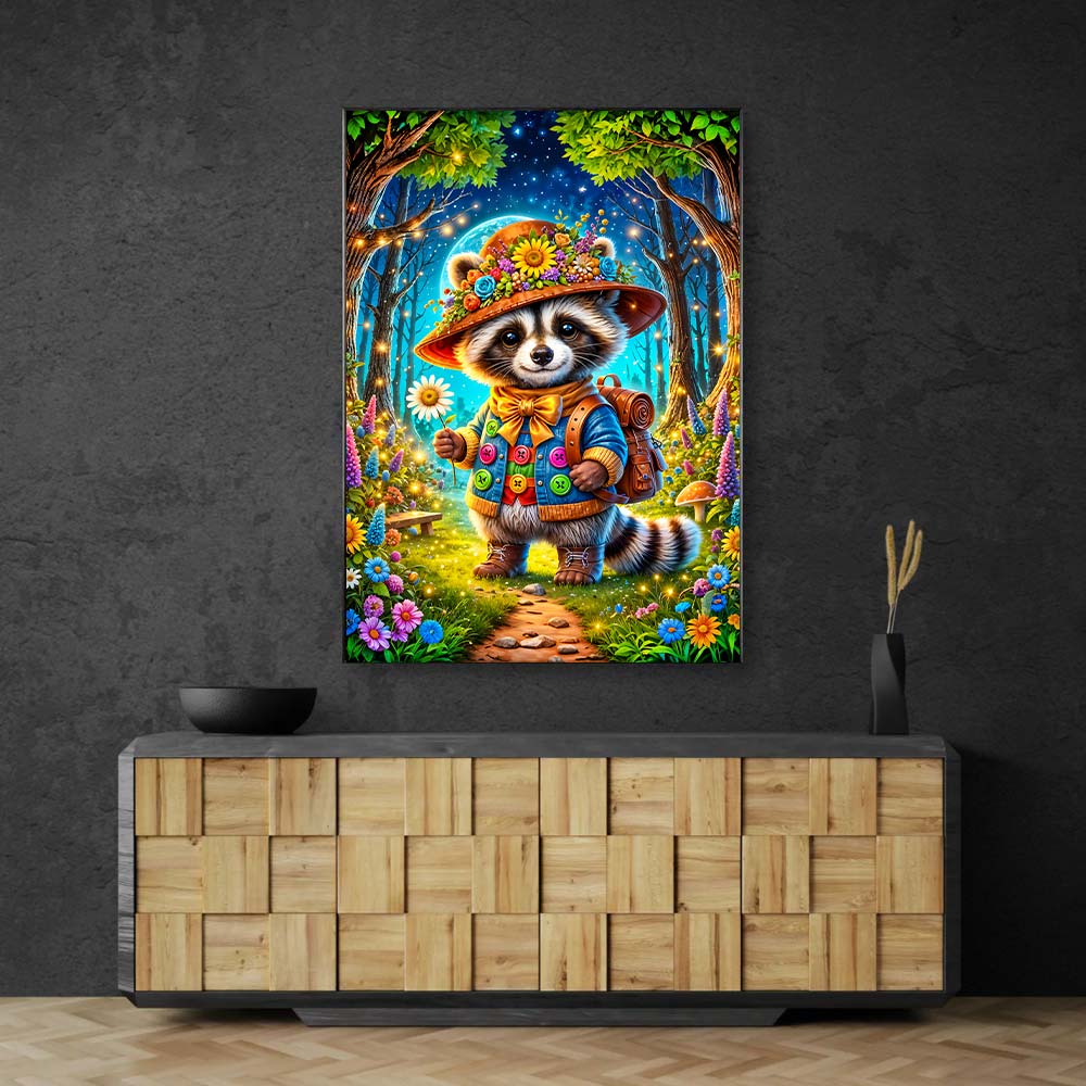 5D Diamond Painting – Waldwanderer Remy, unique-diamond