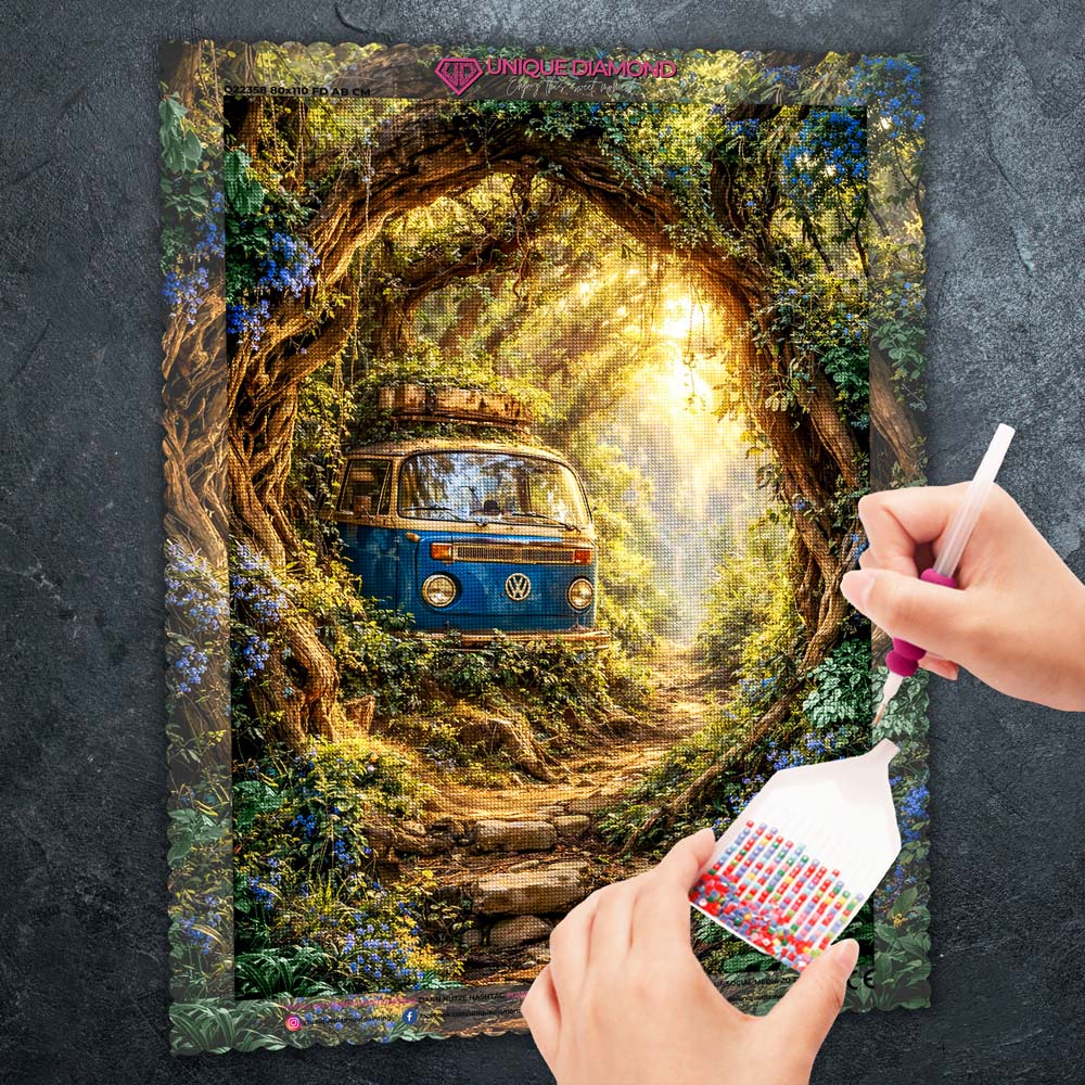 5D Diamond Painting – Wanderlust Dreams Unique-Diamond