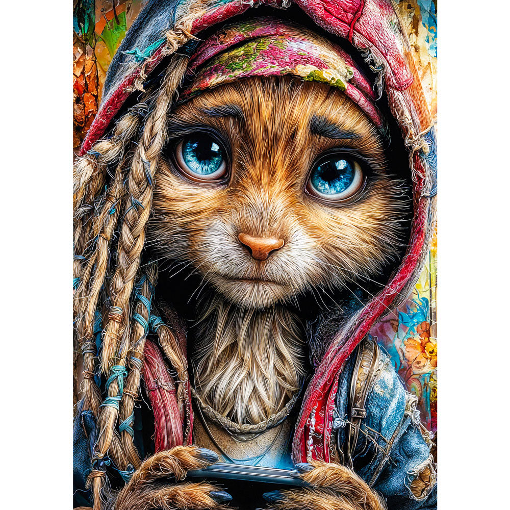 5D Diamond Painting – Whisker Nomad, Unique-Diamond
