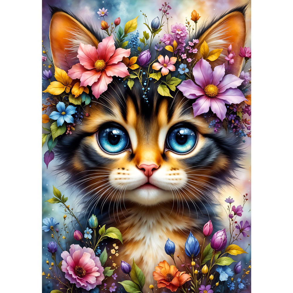 5D Diamond Painting – Whiskers in Bloom