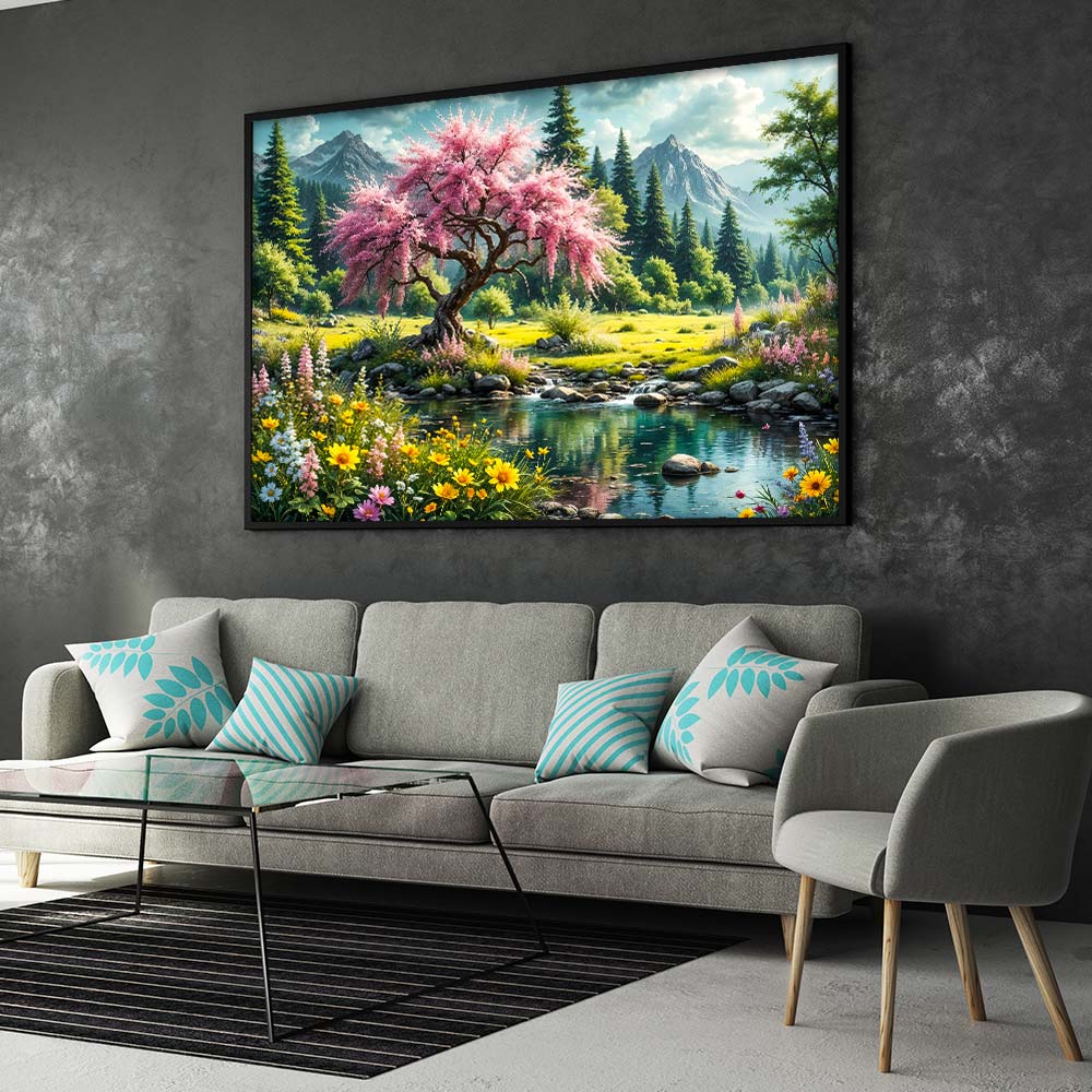 5D Diamond Painting – Whispering Blossom Unique-Diamond