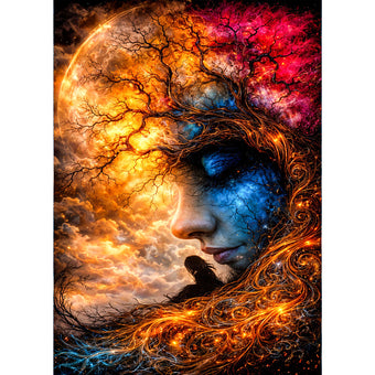 5D Diamond Painting – Whispering Cosmos, Unique-Diamond