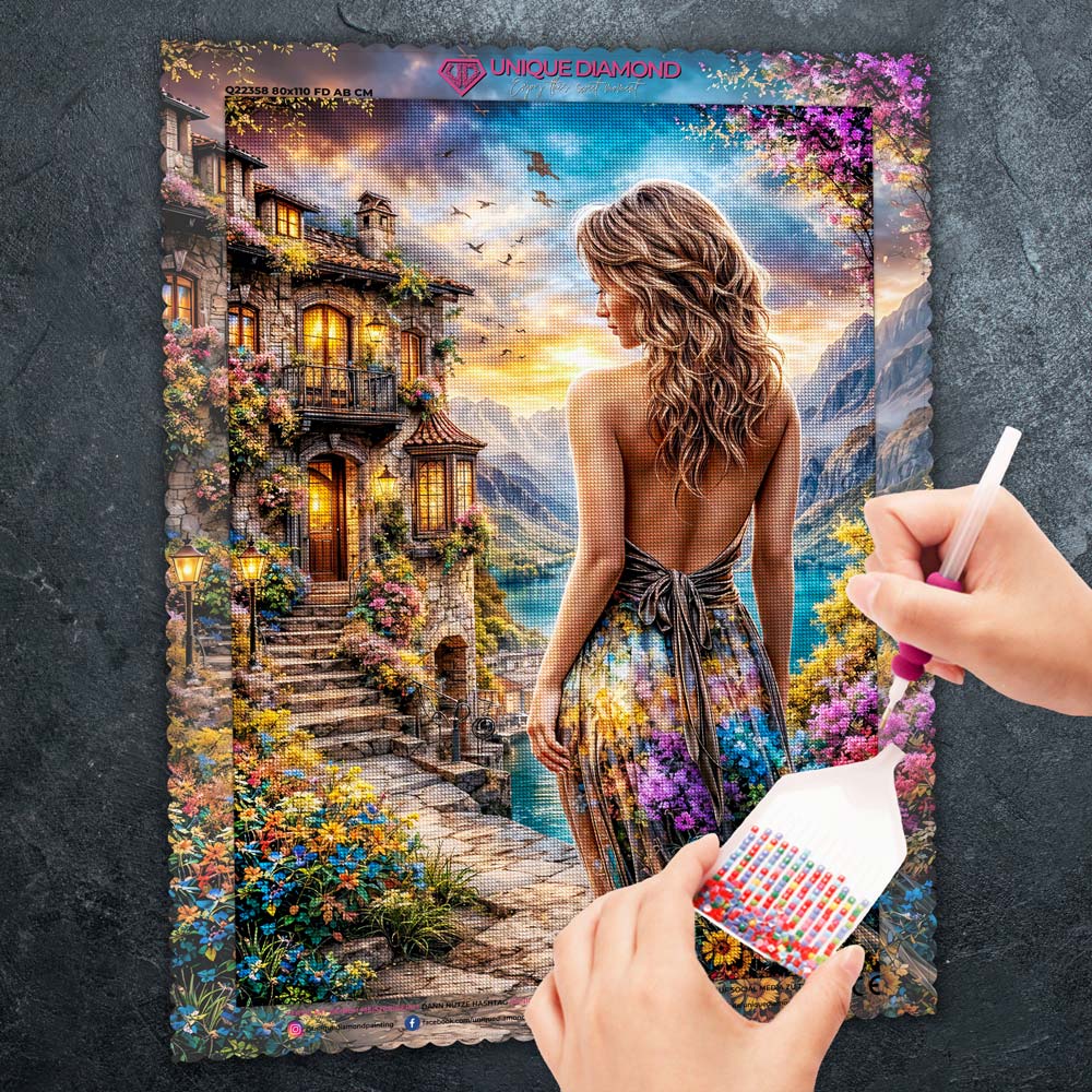 5D Diamond Painting – Whispering Dusk Unique-Diamond