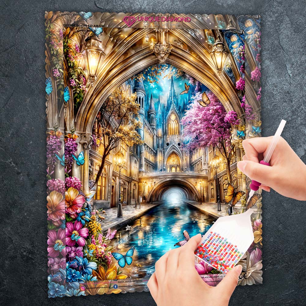 5D Diamond Painting – Whispers of Lumina Unique-Diamond