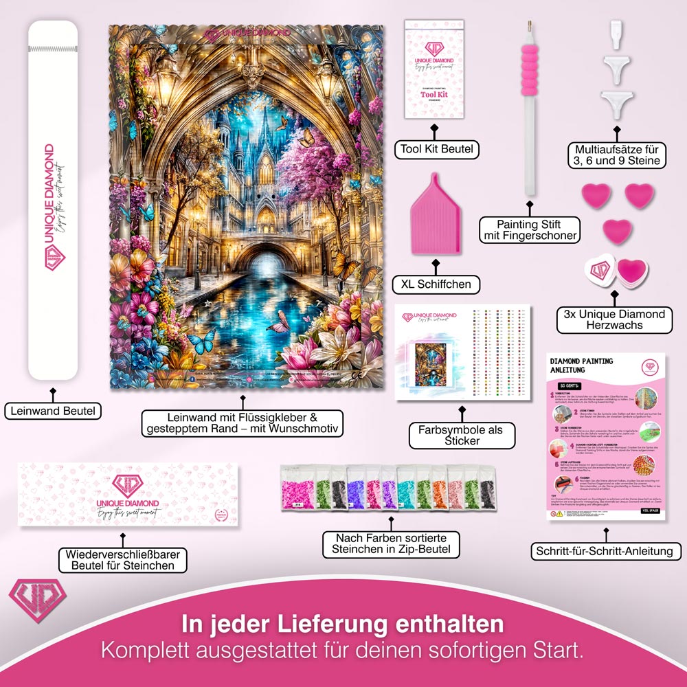 5D Diamond Painting – Whispers of Lumina Unique-Diamond