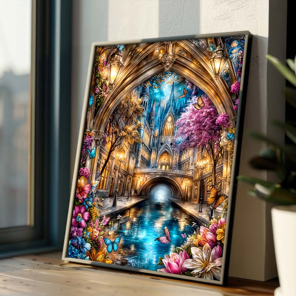 5D Diamond Painting – Whispers of Lumina Unique-Diamond