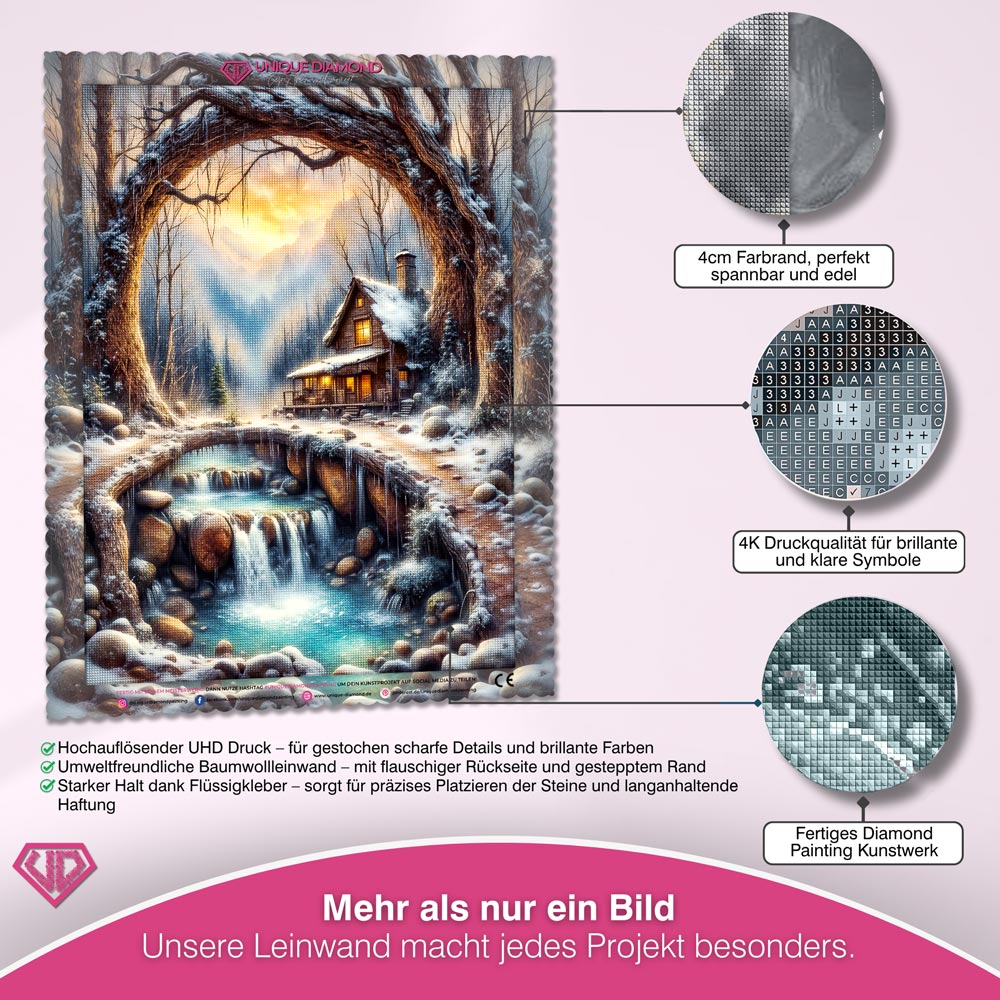5D Diamond Painting – Winterherz der Einsamkeit Unique-Diamond