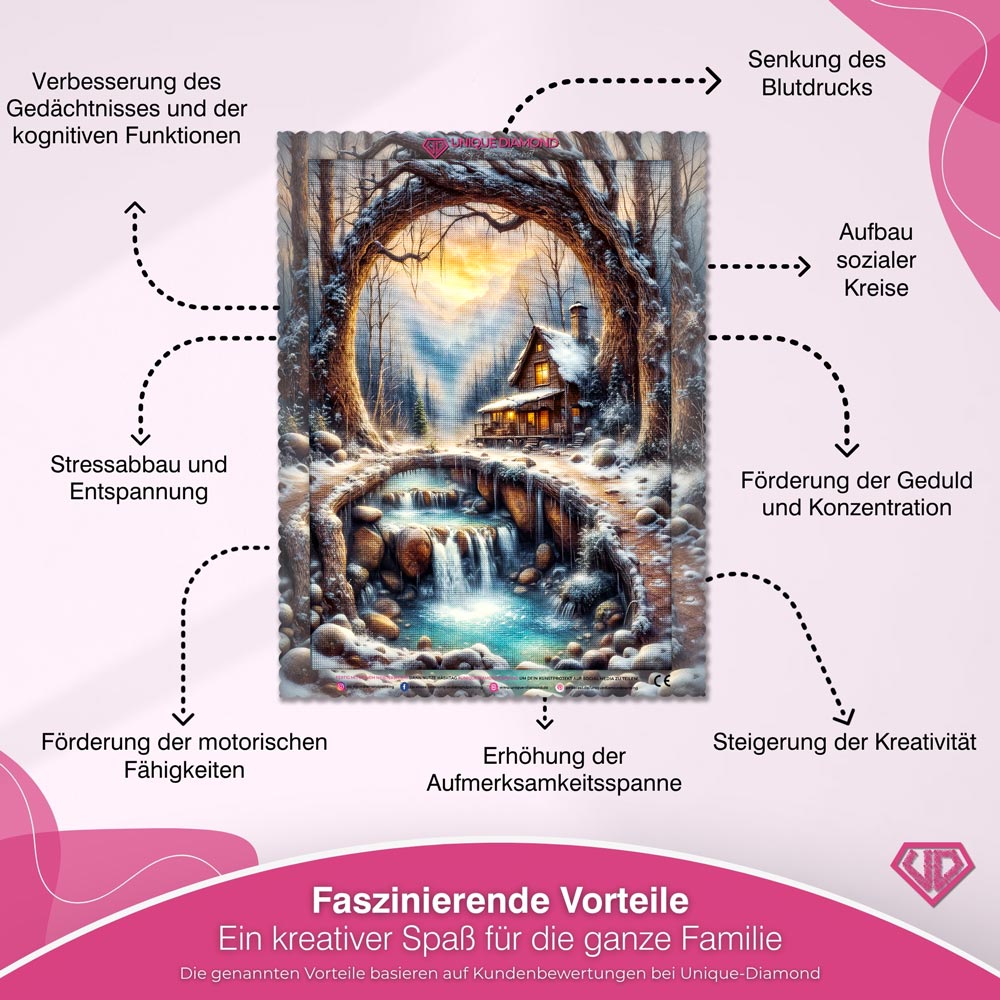 5D Diamond Painting – Winterherz der Einsamkeit Unique-Diamond