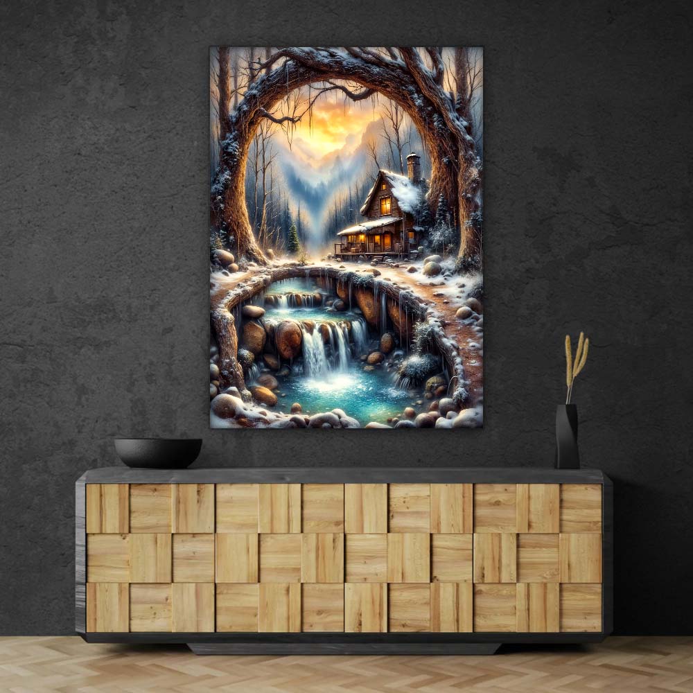 5D Diamond Painting – Winterherz der Einsamkeit Unique-Diamond