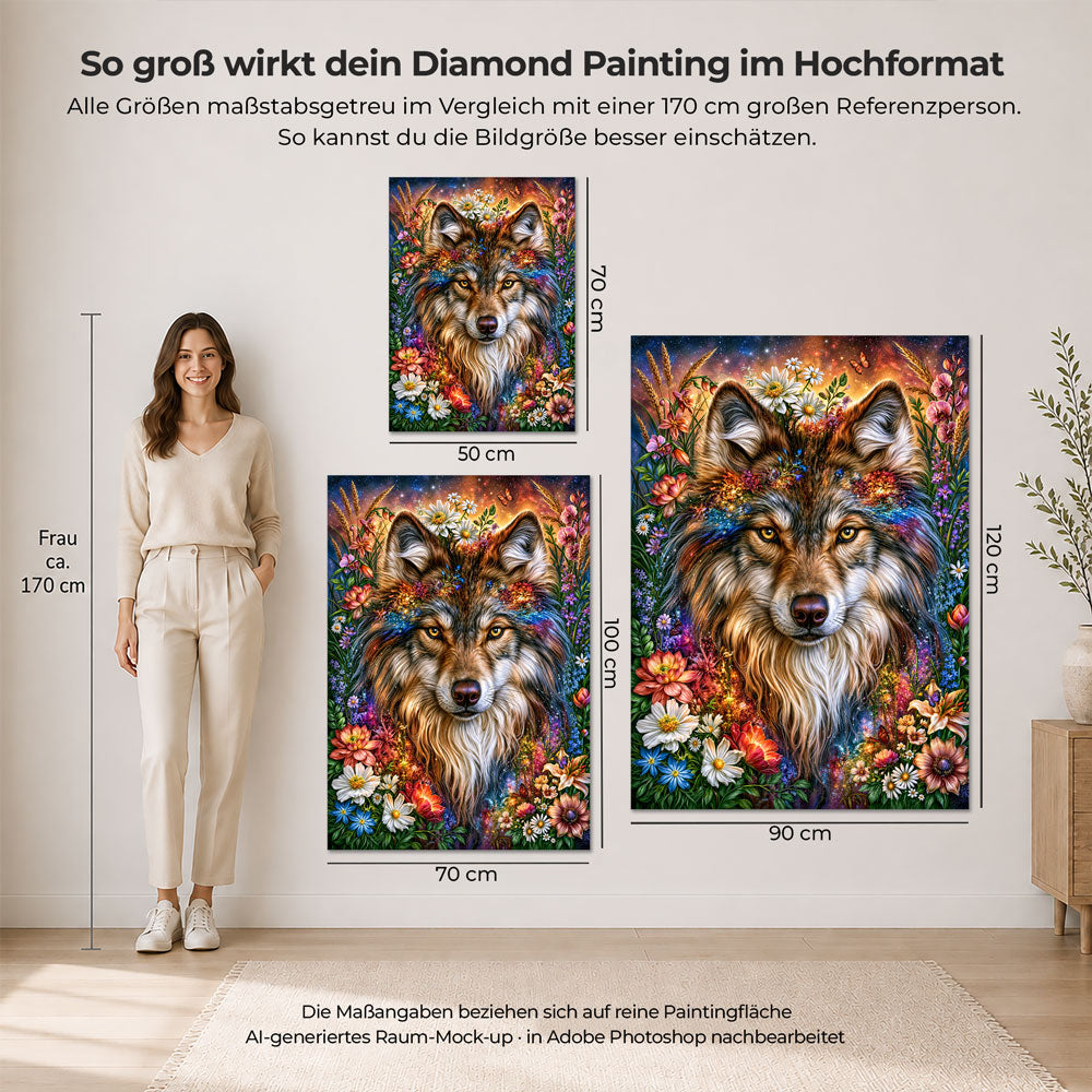 5D Diamond Painting – Wolfsgeist Floran